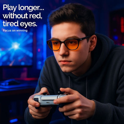 Lunhari® Unisex Red Lens Blue Light