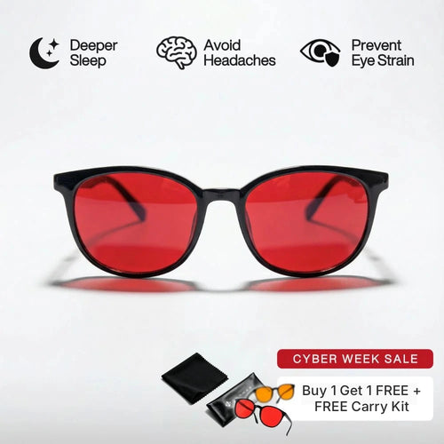 Lunhari® | Unisex Red Lens Blue Light